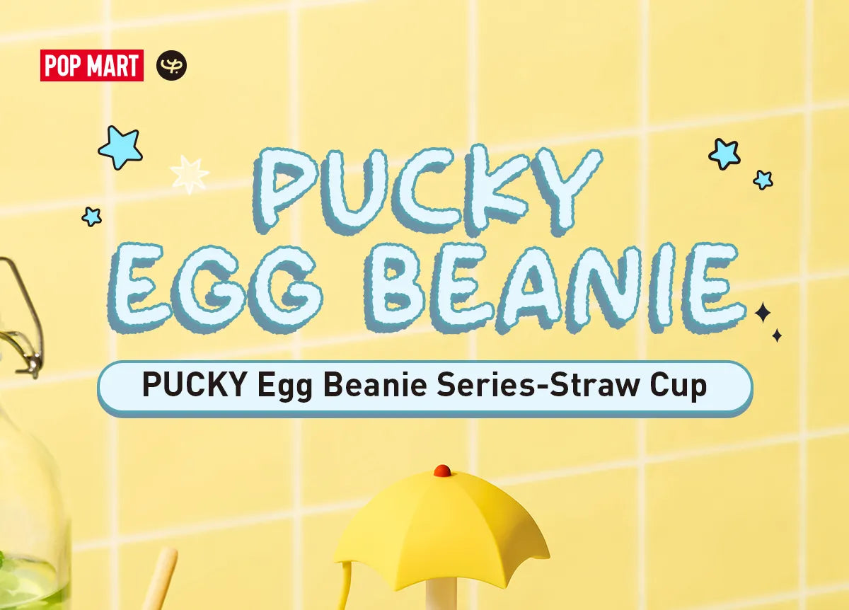 PUCKY Egg Beanie Series-Straw Cup