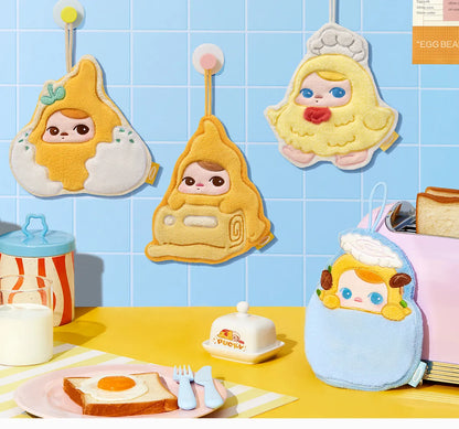 PUCKY Egg Beanie Series-Hand Towel Blind Box- SCRAMBLEDEGG TOAST (Confirmed Style)