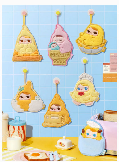 PUCKY Egg Beanie Series-Hand Towel Blind Box- SCRAMBLEDEGG TOAST (Confirmed Style)