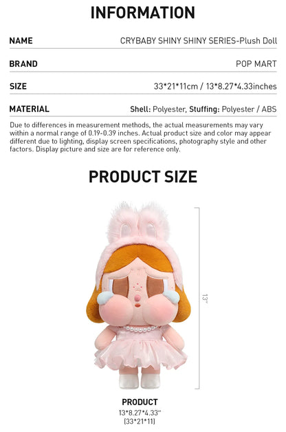 CRYBABY SHINY SHINY SERIES-Plush Doll - Black