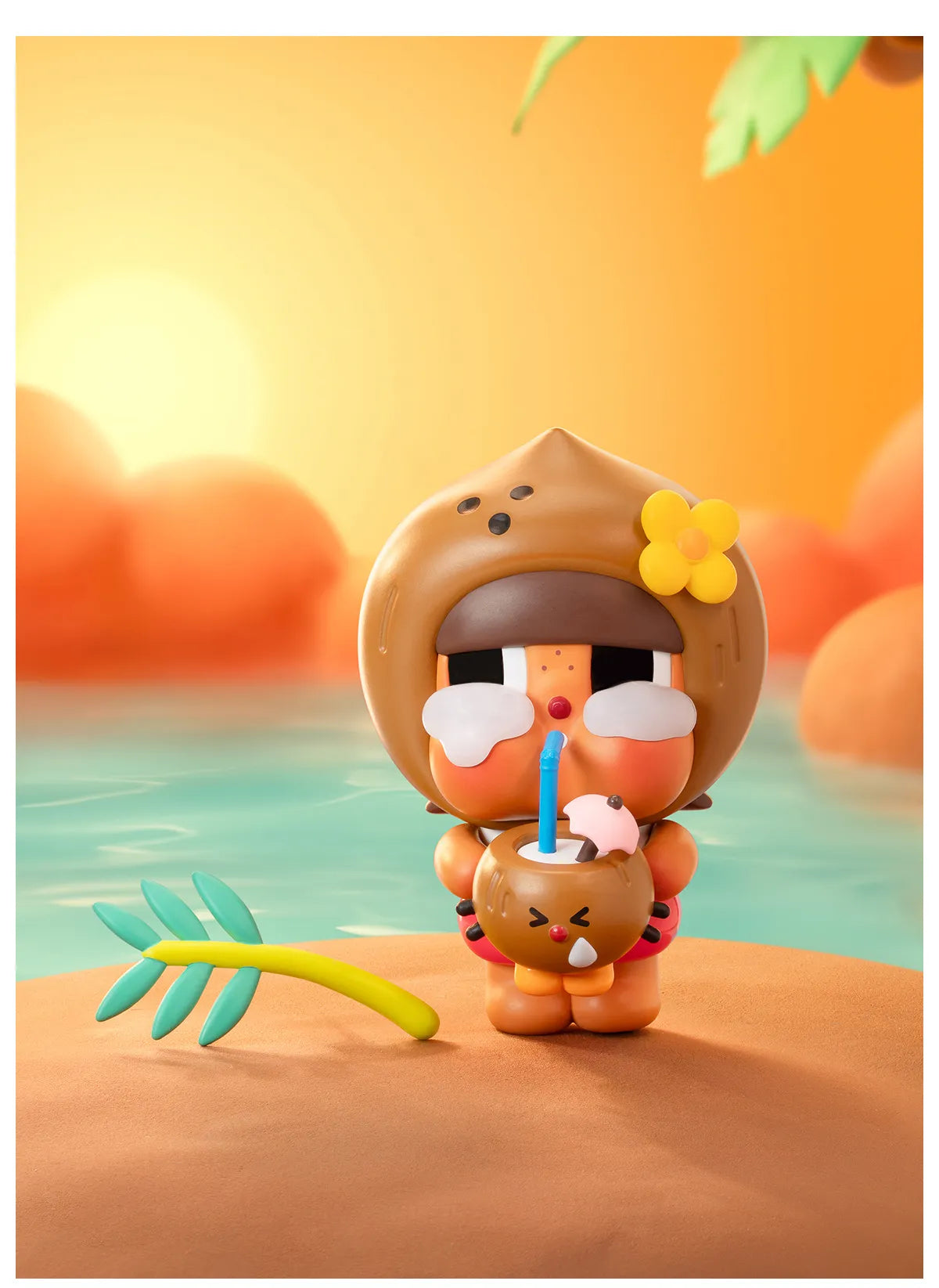 Crybaby Coconut Figure-Brown