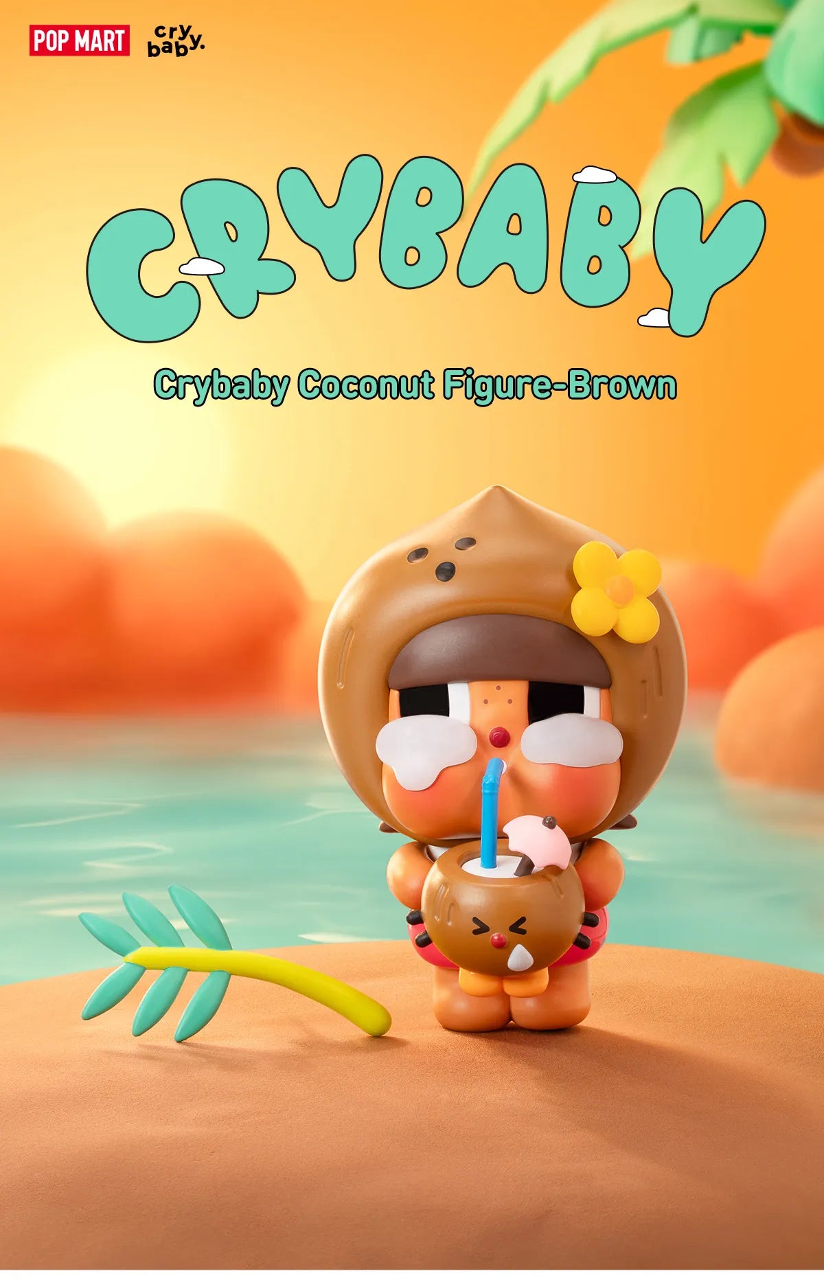 Crybaby Coconut Figure-Brown
