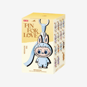 THE MONSTERS Pin for Love Series-Vinyl Plush Pendant Blind Box - Whole Set of 14 (A - M)
