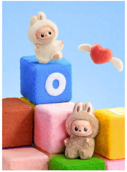 THE MONSTERS Pin for Love Series-Vinyl Plush Pendant Blind Box - Q (Confirmed Style)