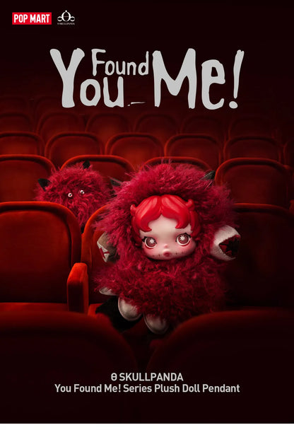 SKULLPANDA You Found Me! Series Plush Doll Pendant - Darkness (Confirmed Style)