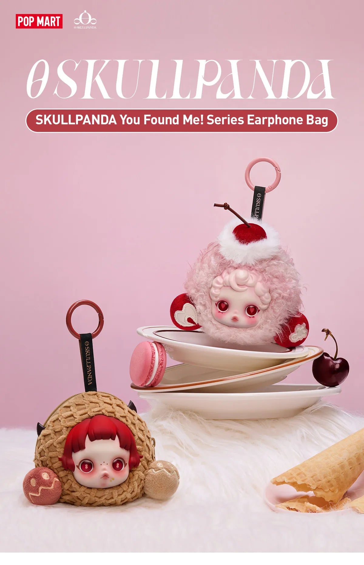 SKULLPANDA You Found Me！Series Earphone Bag - Pranky Peanut