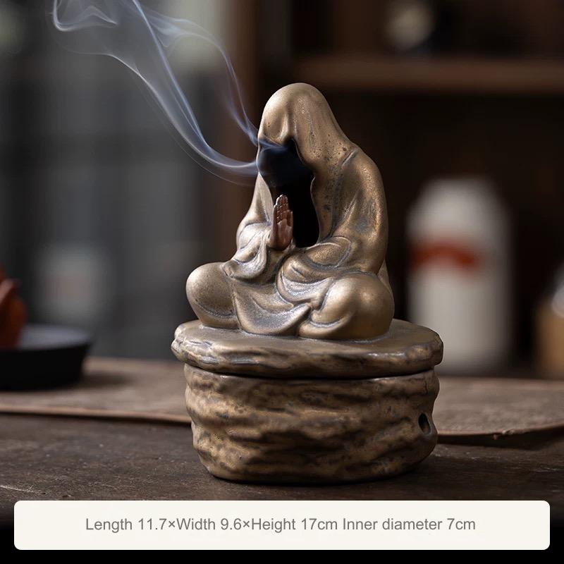 Zen-Style Formless Dharma Incense Burner - Agarwood Ornament