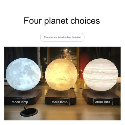 Magnetic Levitating Planet Lamp - Creative and Practical Night Light, Moon Lamp