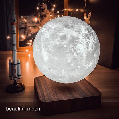 Magnetic Levitating Planet Lamp - Creative and Practical Night Light, Moon Lamp