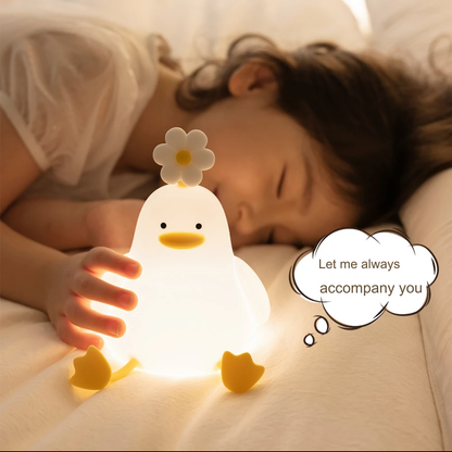 Flower Duck Touch Lamp, a cute and practical night light, a creative gift.