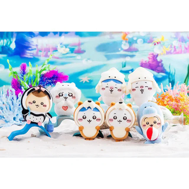 Chiikawa Aquarium Flying Squirrel Mascot Keychain