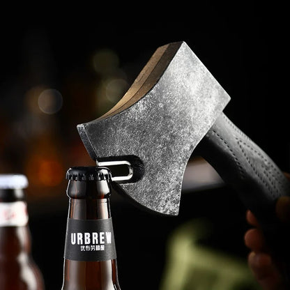 Creative Thor's Hammer Magnetic Bottle & Realistic Mini Axe Bottle Opener