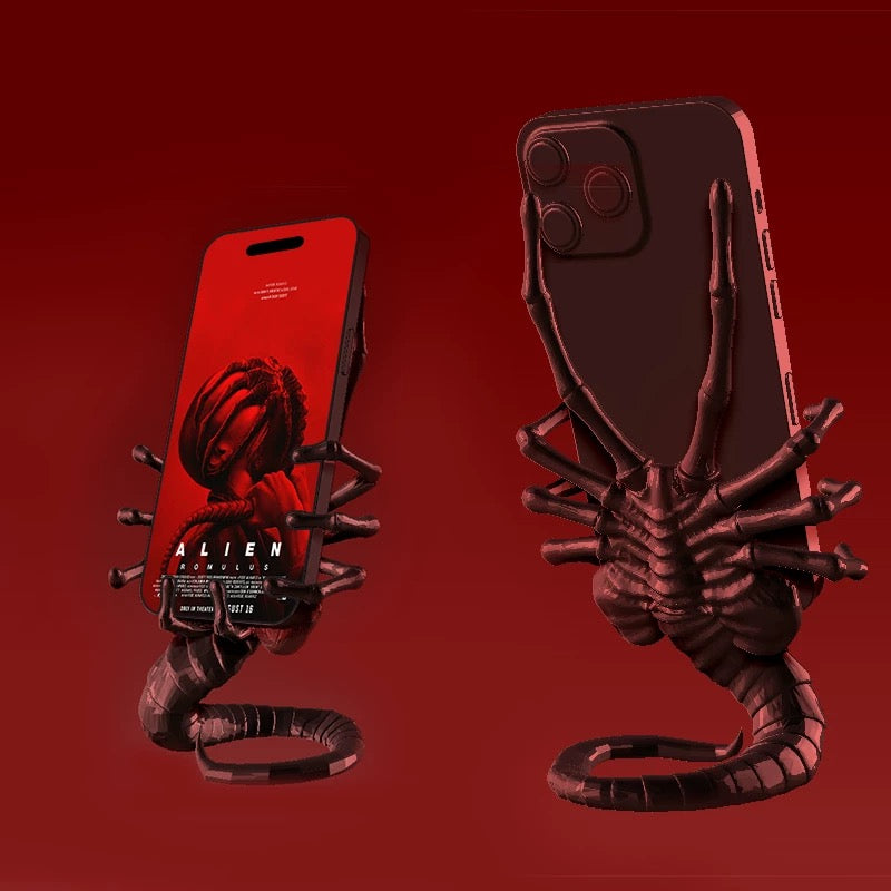 3D Printed Alien Figure Facehugger Phone Stand - Alien: Covenant Merchandise