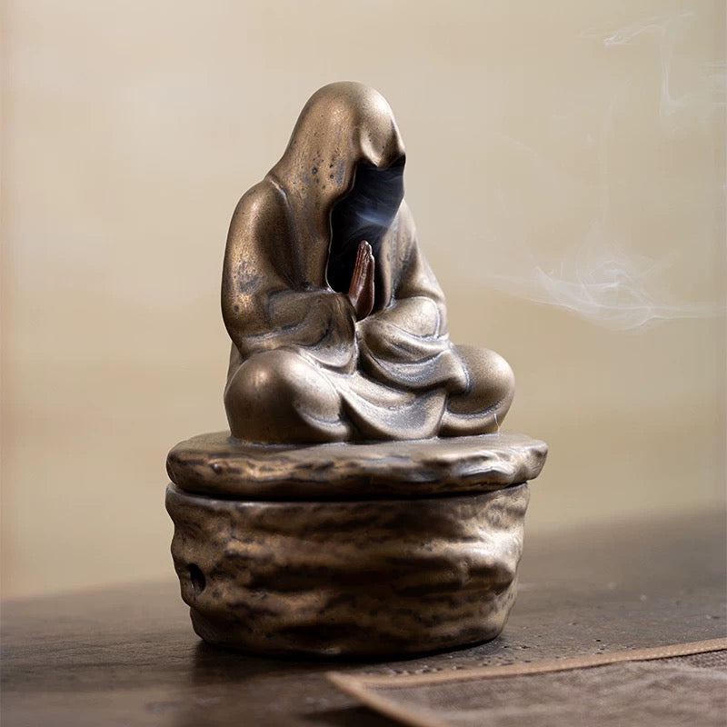 Zen-Style Formless Dharma Incense Burner - Agarwood Ornament