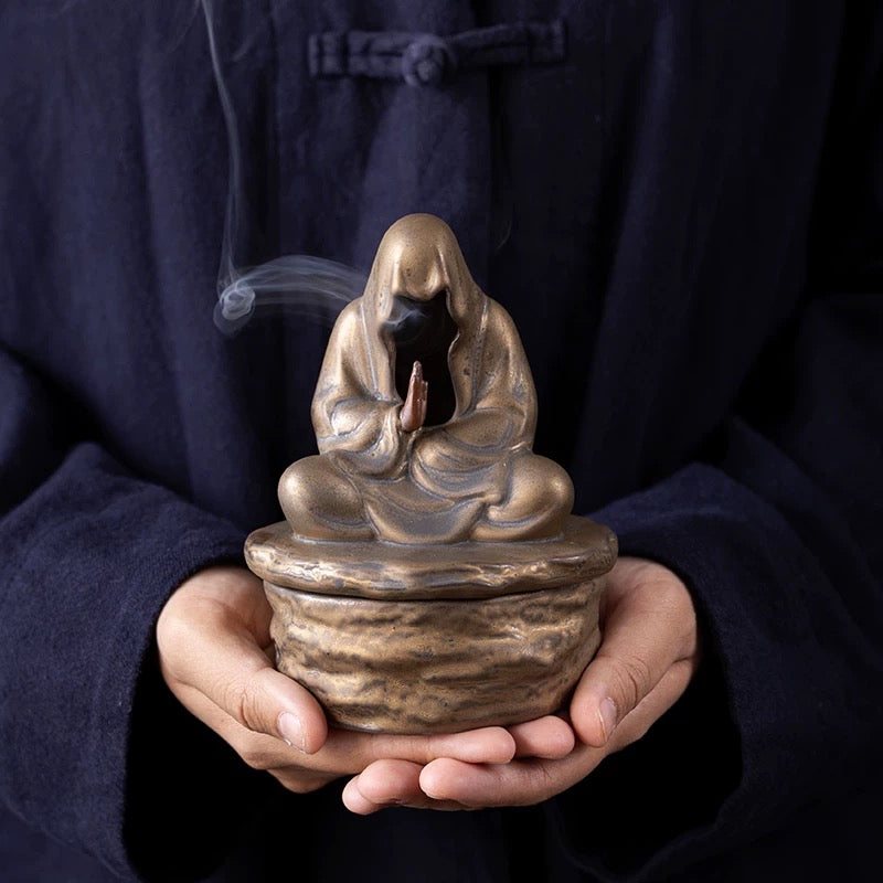 Zen-Style Formless Dharma Incense Burner - Agarwood Ornament