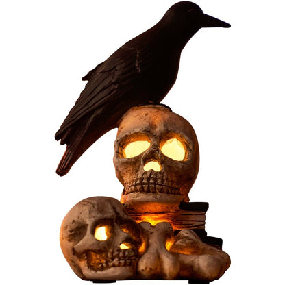 Halloween Glowing Skull - Ambient Mini Ornament for Bar Queue Scene Decoration