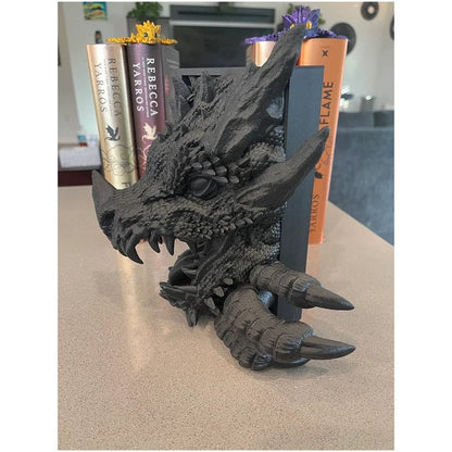 Realistic Dragon Head Ornament - Resin Craft