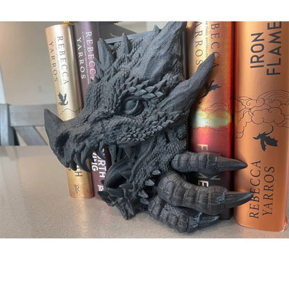 Realistic Dragon Head Ornament - Resin Craft