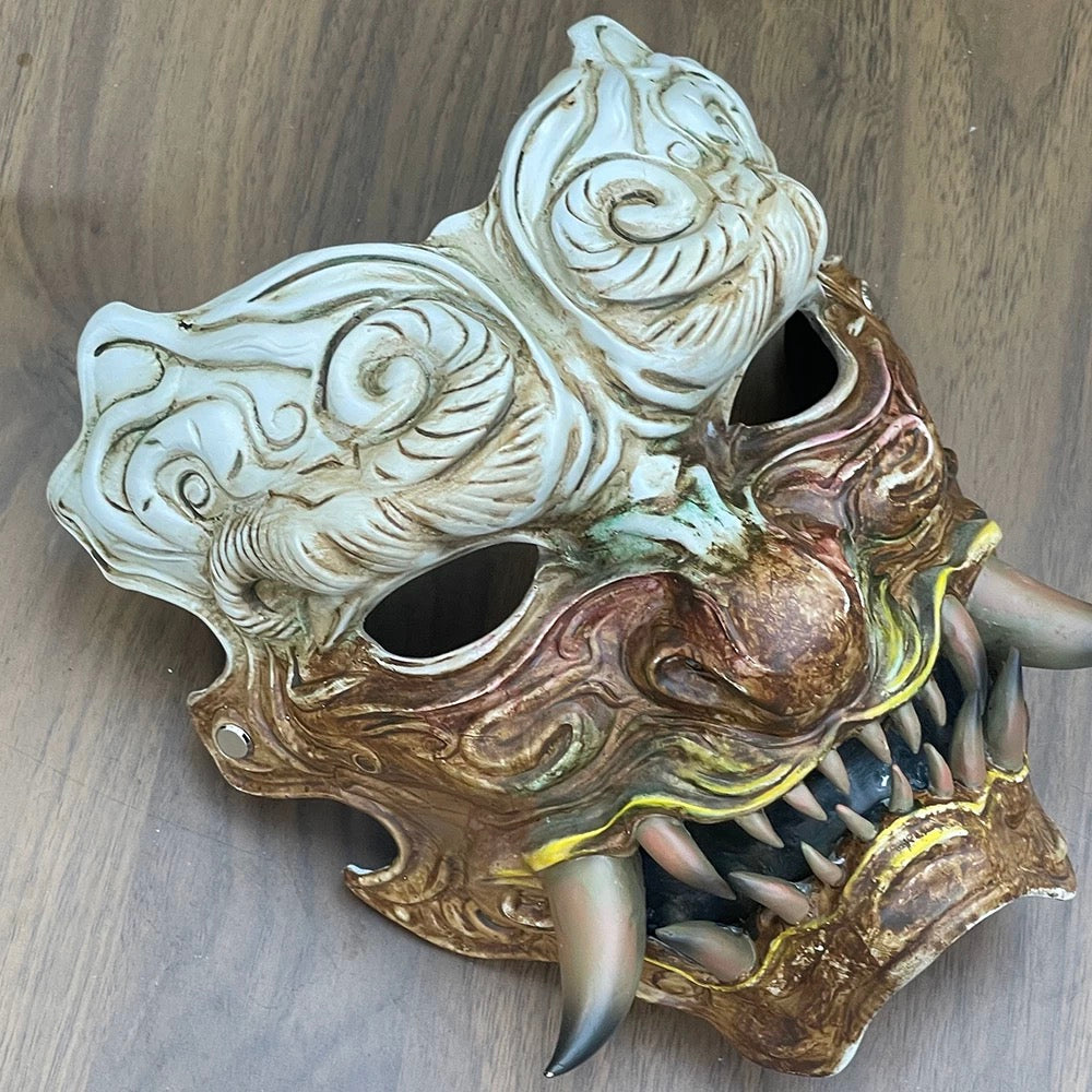 Black Myth Hundred Plays Nuo Mask - Cosplay Mask for Halloween Hannya, Game Merchandise, Nuo Opera