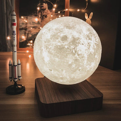 Magnetic Levitating Planet Lamp - Creative and Practical Night Light, Moon Lamp