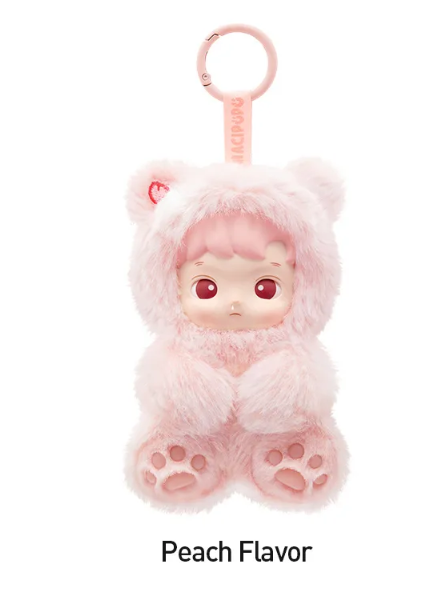 HACIPUPU Gummy Bear Series-Vinyl Plush Pendant Blind Box - Peach Flavor (Confirmed Style)