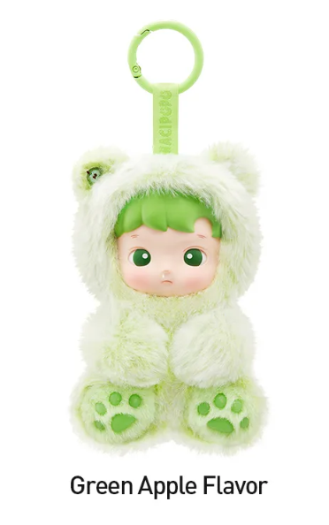HACIPUPU Gummy Bear Series-Vinyl Plush Pendant Blind Box - Green Apple Flavor (Confirmed Style)