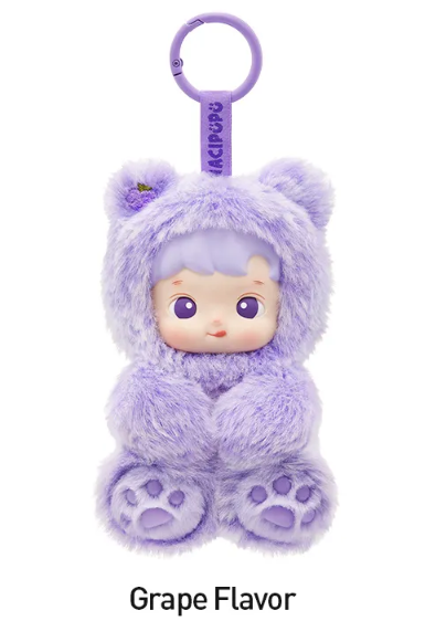 HACIPUPU Gummy Bear Series-Vinyl Plush Pendant Blind Box - Grape Flavor (Confirmed Style)
