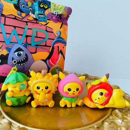 Pikachu X Fruits Blind Box Action Figure (Whole Set of 4)