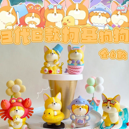 Corgi X Occean Blind Box Action Figure (Whole Set of 6)