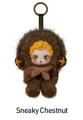 SKULLPANDA You Found Me! Series Plush Doll Pendant - Darkness (Confirmed Style)