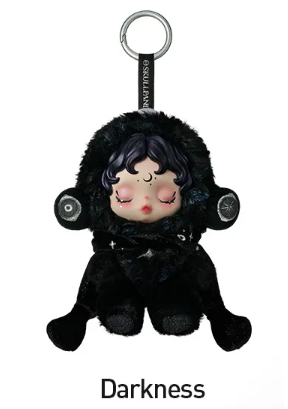 SKULLPANDA You Found Me! Series Plush Doll Pendant - Darkness (Confirmed Style)