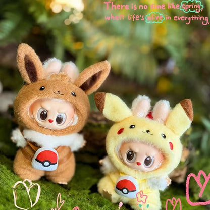 POP MART THE MONSTERS - Labubu Outfit - Pokemon Eevee Short Hair (Outfit Only)