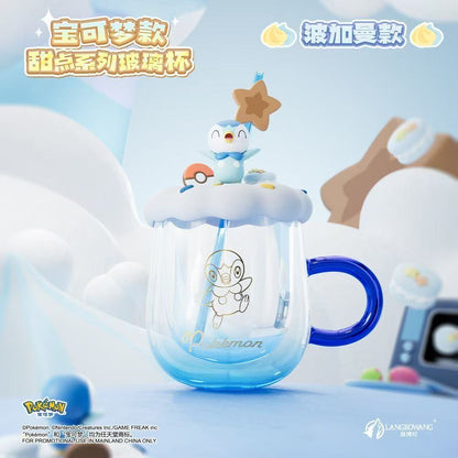 Langbowang Licensed Pokemon Dessert Series Glass Cup - Pikachu
