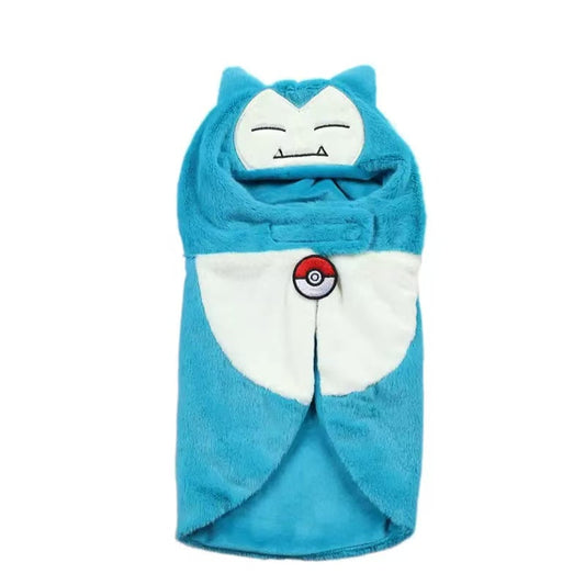 Petpurr Licensed Pokemon Cape for Small Pets (Small Dogs/Cats) - Snorlax