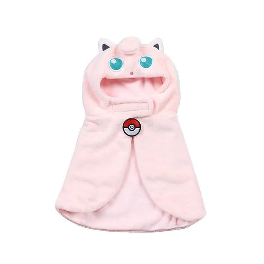 Petpurr Licensed Pokemon Cape for Small Pets (Small Dogs/Cats) - Jigglypuff