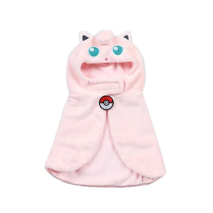 Petpurr Licensed Pokemon Cape for Small Pets (Small Dogs/Cats) - Pikachu