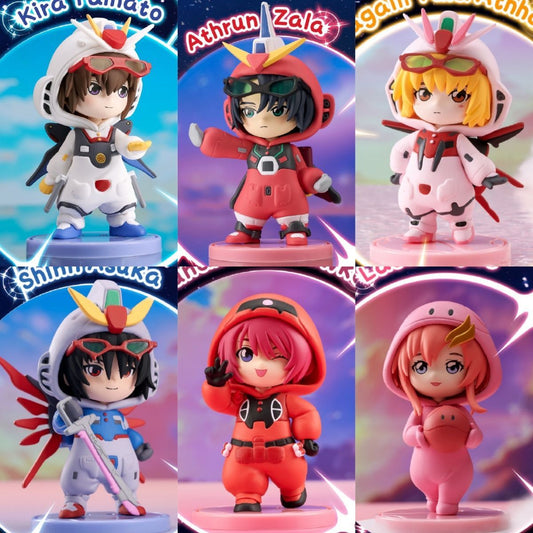 BNFIGURE Q Gundam Seed Destiny Pajamas Ver. blind box - Wholse Set of 6