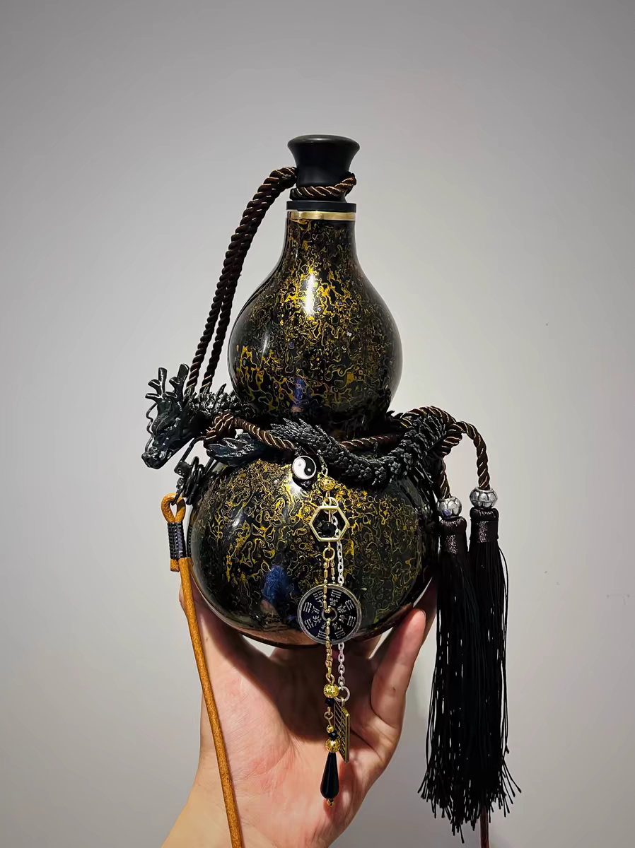 Black Myth: Wukong Blood-tonifying wine gourd | Black gold wine gourd