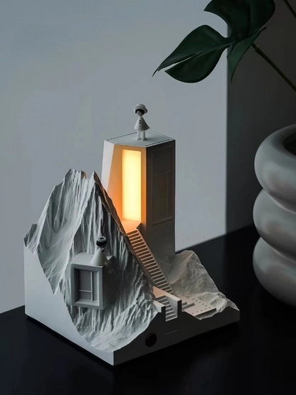 Mountain City Aromatherapy Lamp Diffuser Stone Atmosphere Lamp